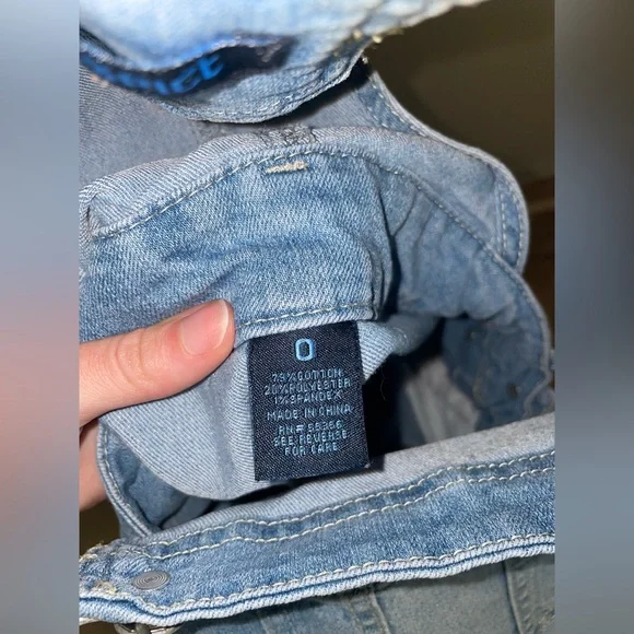 Blue Spice Denim Short Overalls - Picture 4 of 5